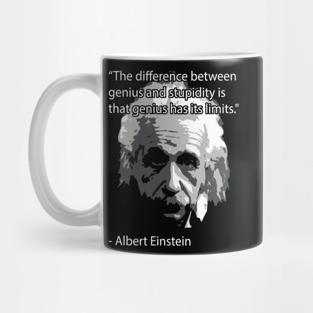 Einstein Quote Tee! by Happy Tees